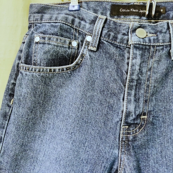 Calvin Klein Jeans Bootcut 100% Cotton Denim Jeans - Picture 11 of 14